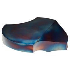 Acero templado contemporáneo - Mesa de centro One Curve de Studio Narra