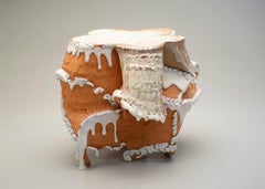 Contemporary "Terracotta Side Table Smaller"