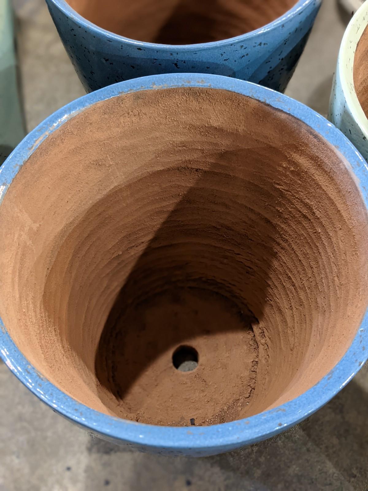 Contemporary Terracotta Planter from France For Sale 2