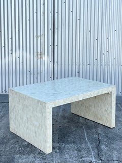Contemporary Tessellated Chevron Horn Coffee Table