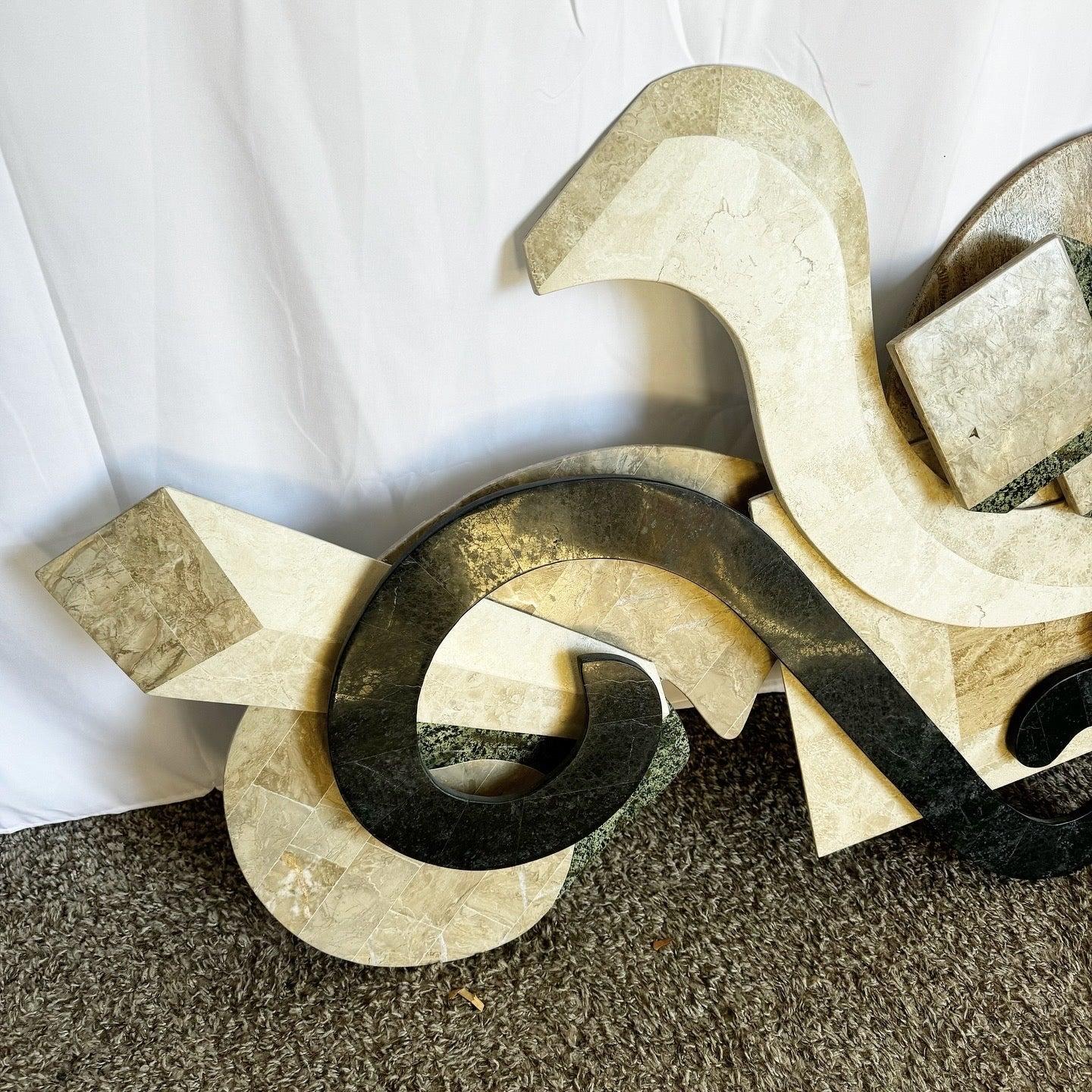 Philippine Contemporary Tessellated Stone Sculpted Wall Art For Sale