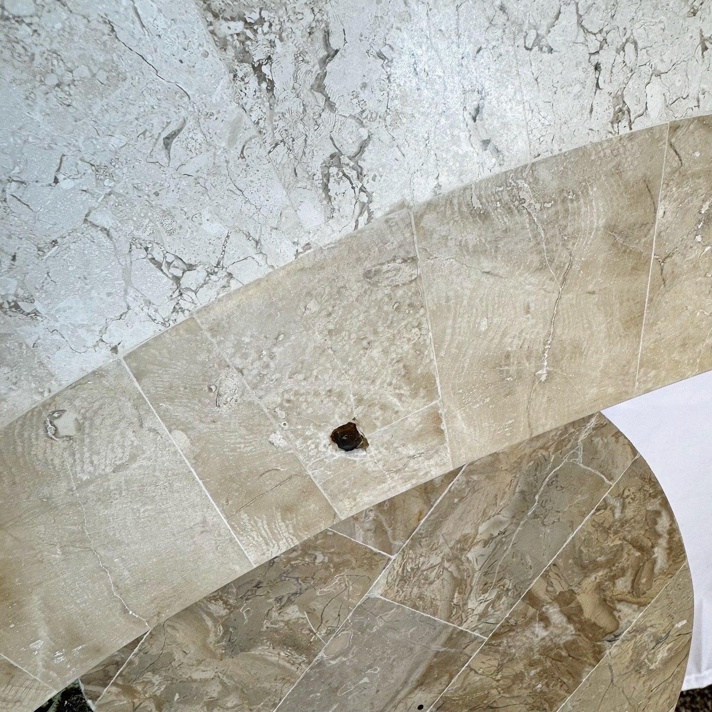 Contemporary Tessellated Stone Sculpted Wall Art For Sale 2