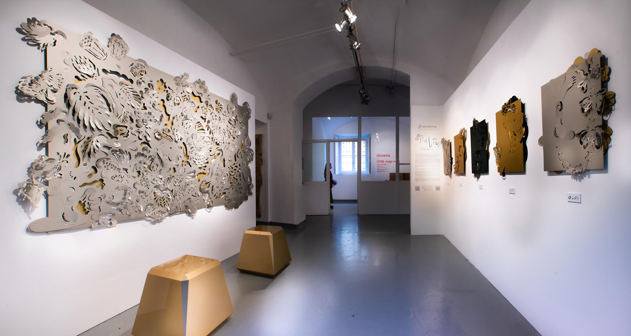 Contemporary The Hunt Wandteppiche aus Aluminium von altreforme im Zustand „Neu“ im Angebot in Calolziocorte (Lecco) Italy, IT