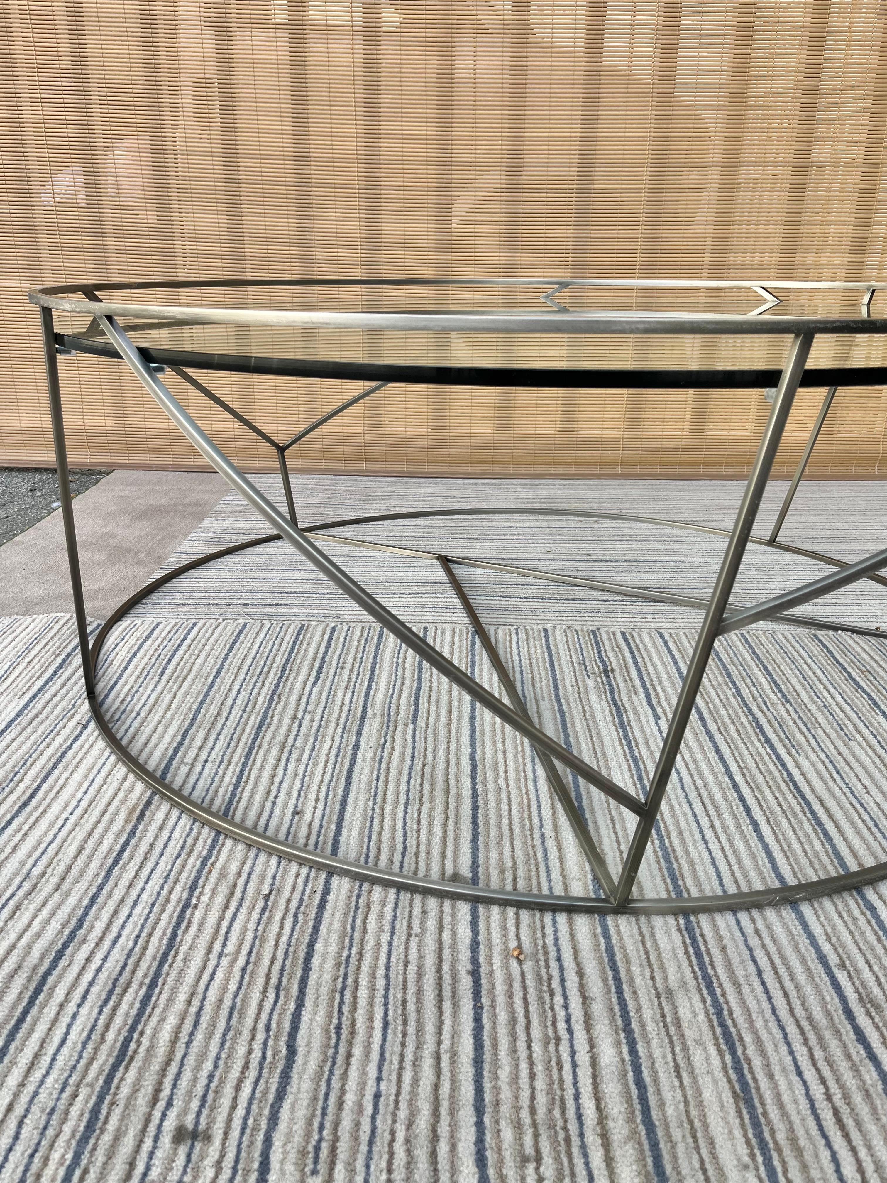 Welded Contemporary Thicket Round Coffee Table by Ted Boerner For Sale