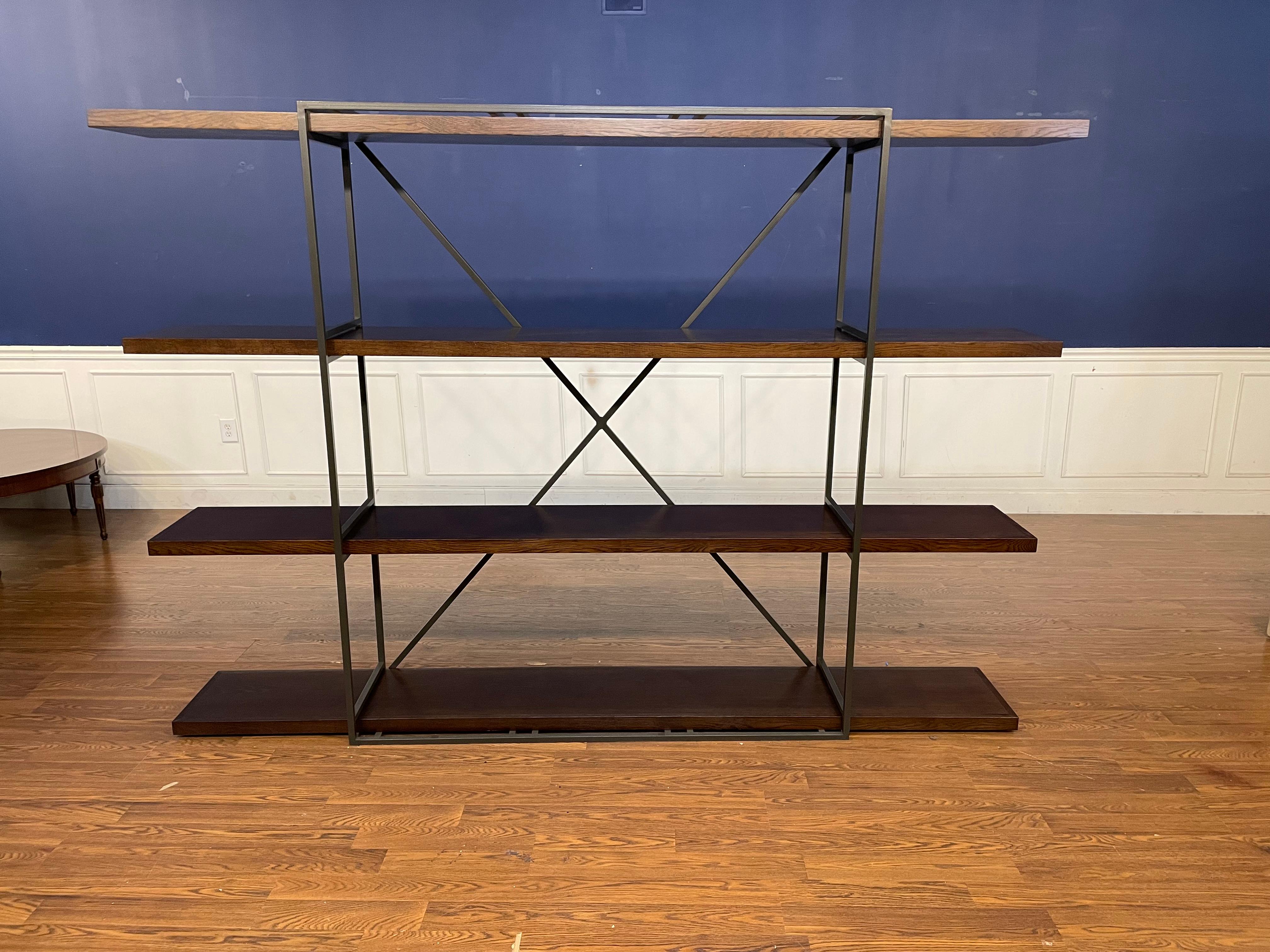 Metal Contemporary Thomas O’Brien Bookcase by Century Furniture