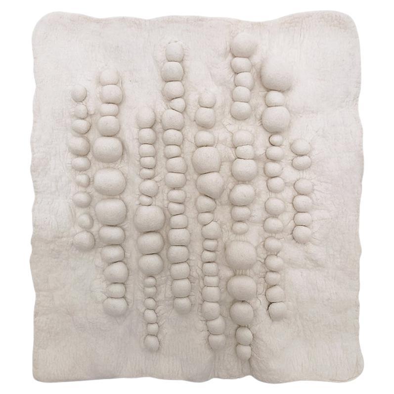 ASTRA/ Contemporary three-dimensional felt wall art & tapestry For Sale