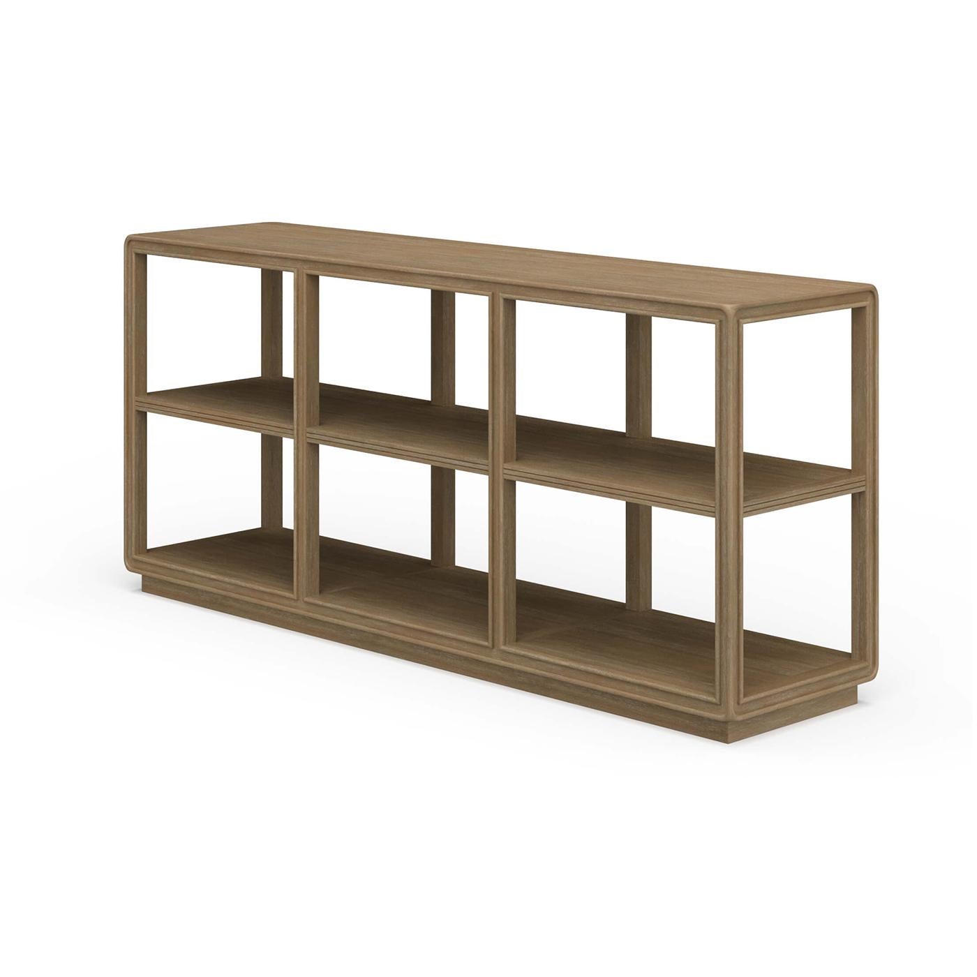 Minimaliste Table console contemporaine à trois niveaux en vente