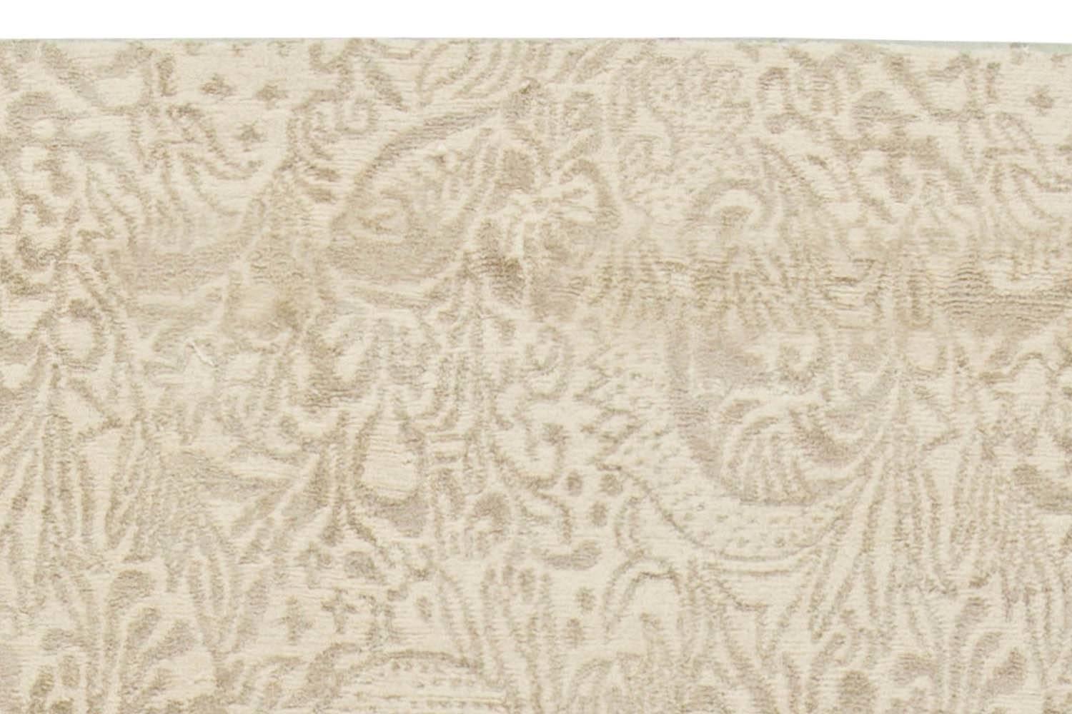 Tappeto tibetano contemporaneo S10 Design fatto a mano in lana e seta di Doris Leslie Blau In condizioni Nuovo in vendita a New York, NY