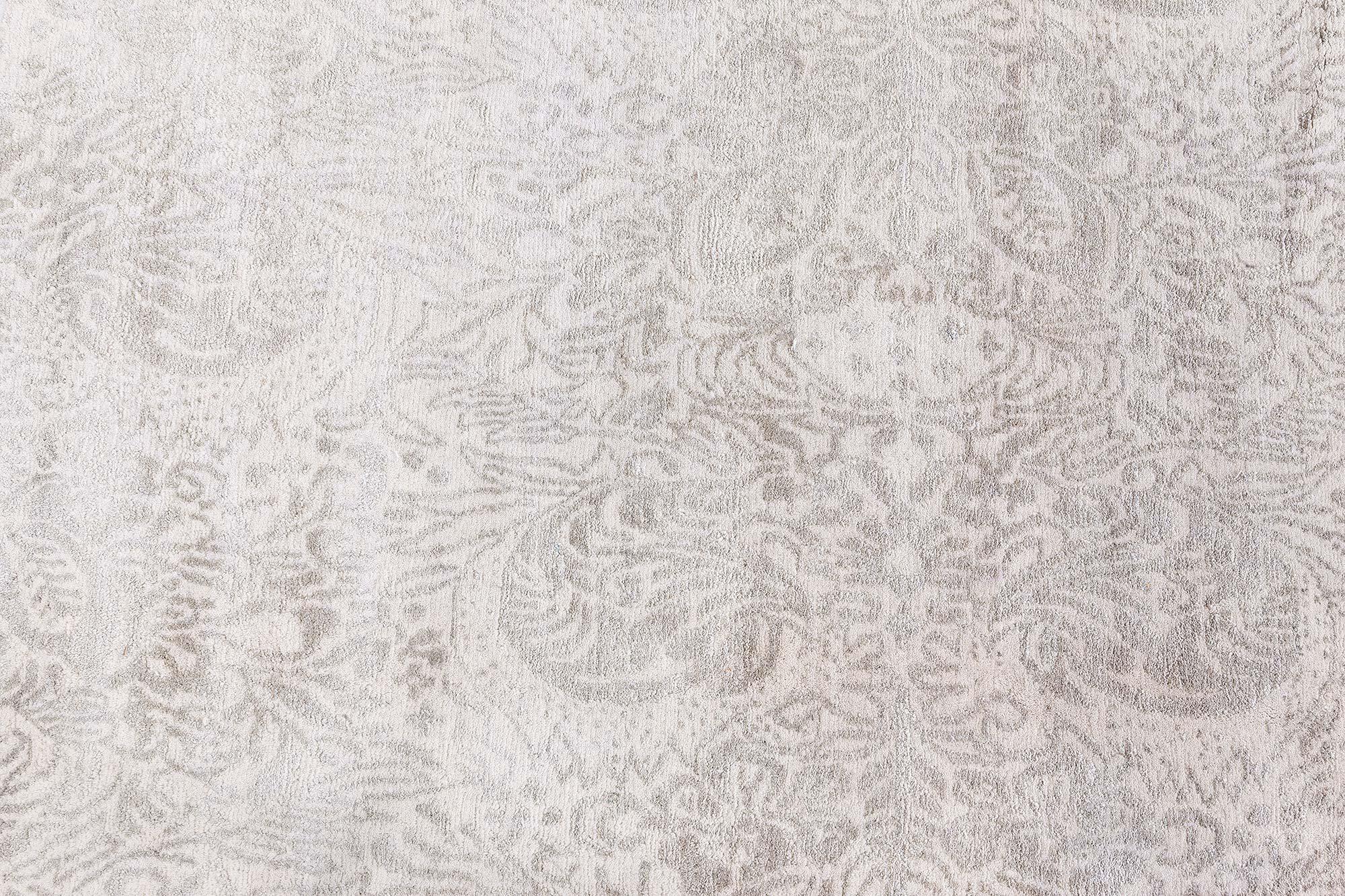 Tapis tibétaine contemporain S10 en laine et soie fait à la main par Doris Leslie Blau Neuf - En vente à New York, NY