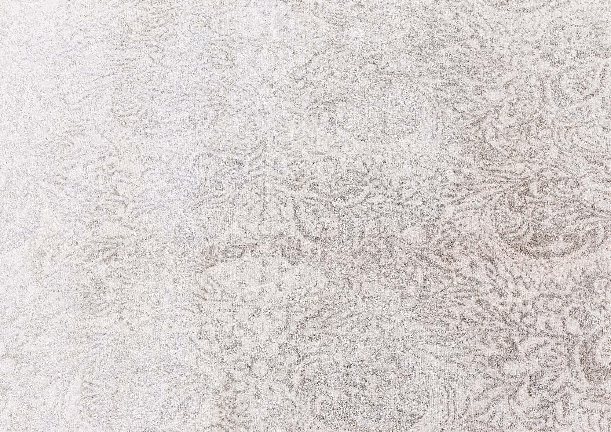 Laine Tapis tibétaine contemporain S10 en laine et soie fait à la main par Doris Leslie Blau en vente