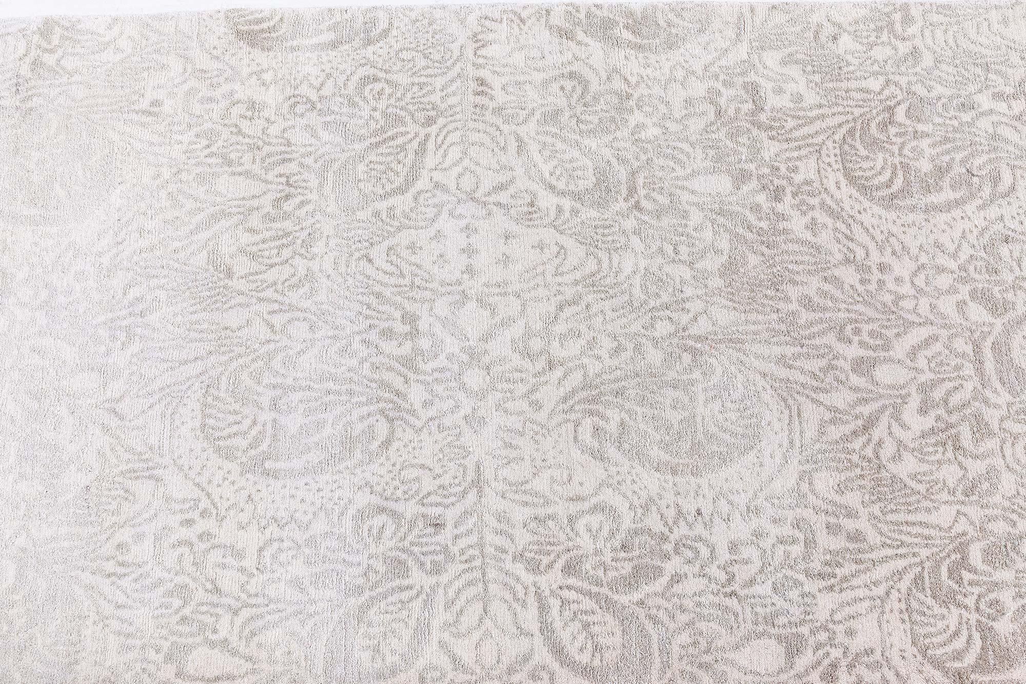 Tapis tibétaine contemporain S10 en laine et soie fait à la main par Doris Leslie Blau en vente 1