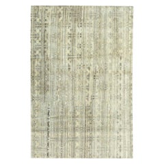 Contemporary Tibetan Terra Rug in Natural Wool by Doris Leslie Blau