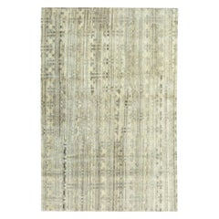 Contemporary Tibetan Terra Rug in Natural Wool by Doris Leslie Blau