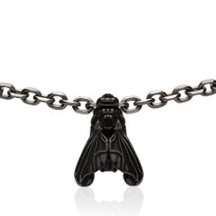 Contemporary Titanium Bracelet with 18K Black Gold