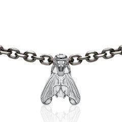 Contemporary Titanium Bracelet with 18K White Gold