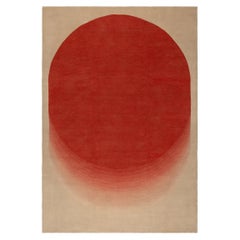 Contemporary Tokyo Tibetan Wool Rug with a Bold Design