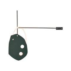 Contemporary Tomorrow Was a Good Day Green Wall Lamp by Cristian Andersen
