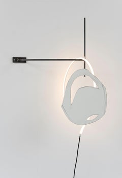 Contemporary 'Tomorrow Was a Good Day' Sketch Wall Lamp by Cristian Andersen