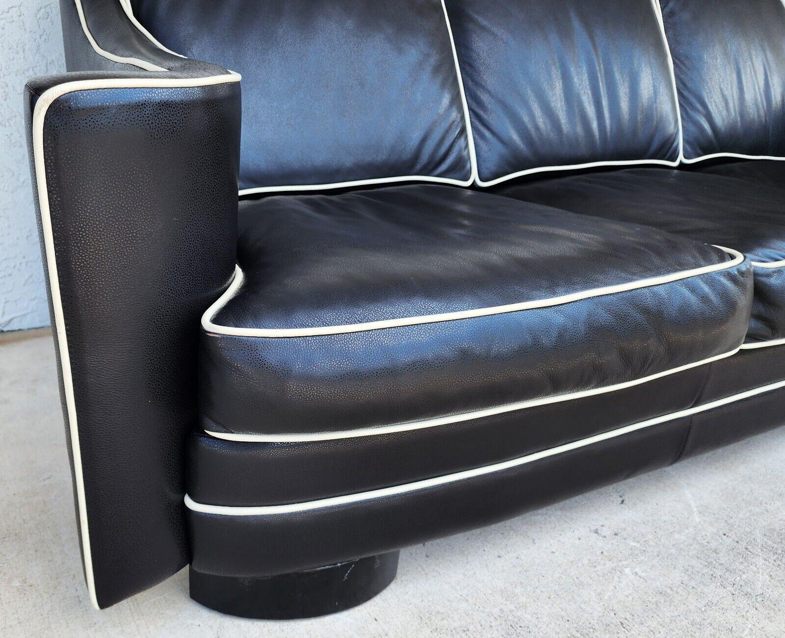 Canapé contemporain en cuir de première qualité par Elite Leather en vente 6