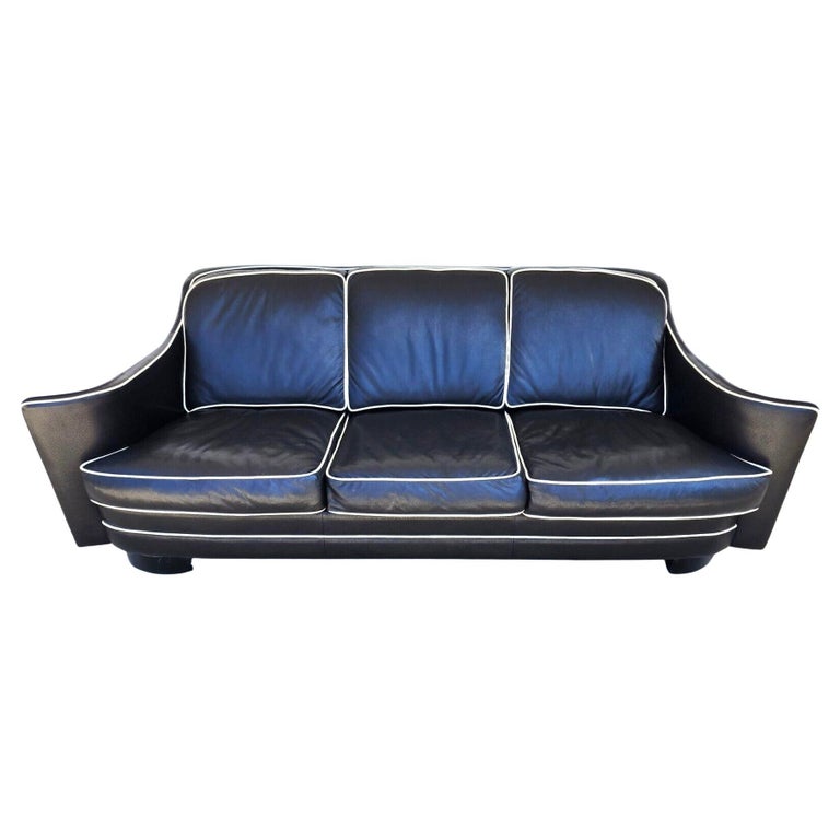 Contemporary Top Grade Leather Sofa by ELITE LEATHER For Sale at 1stDibs