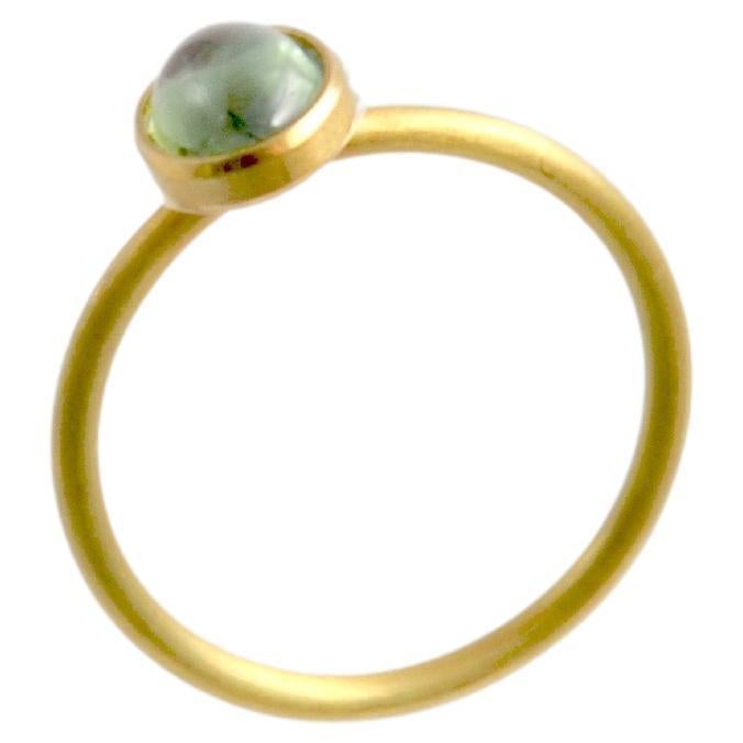 Contemporary Tourmaline 18 Karat Gold Cocktail Ring For Sale
