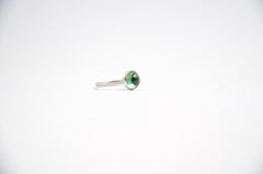 Contemporary Tourmaline 925 Sterling Silver Cocktail Ring