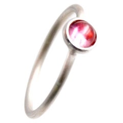 Contemporary Tourmaline 925 Sterling Silver Cocktail Ring