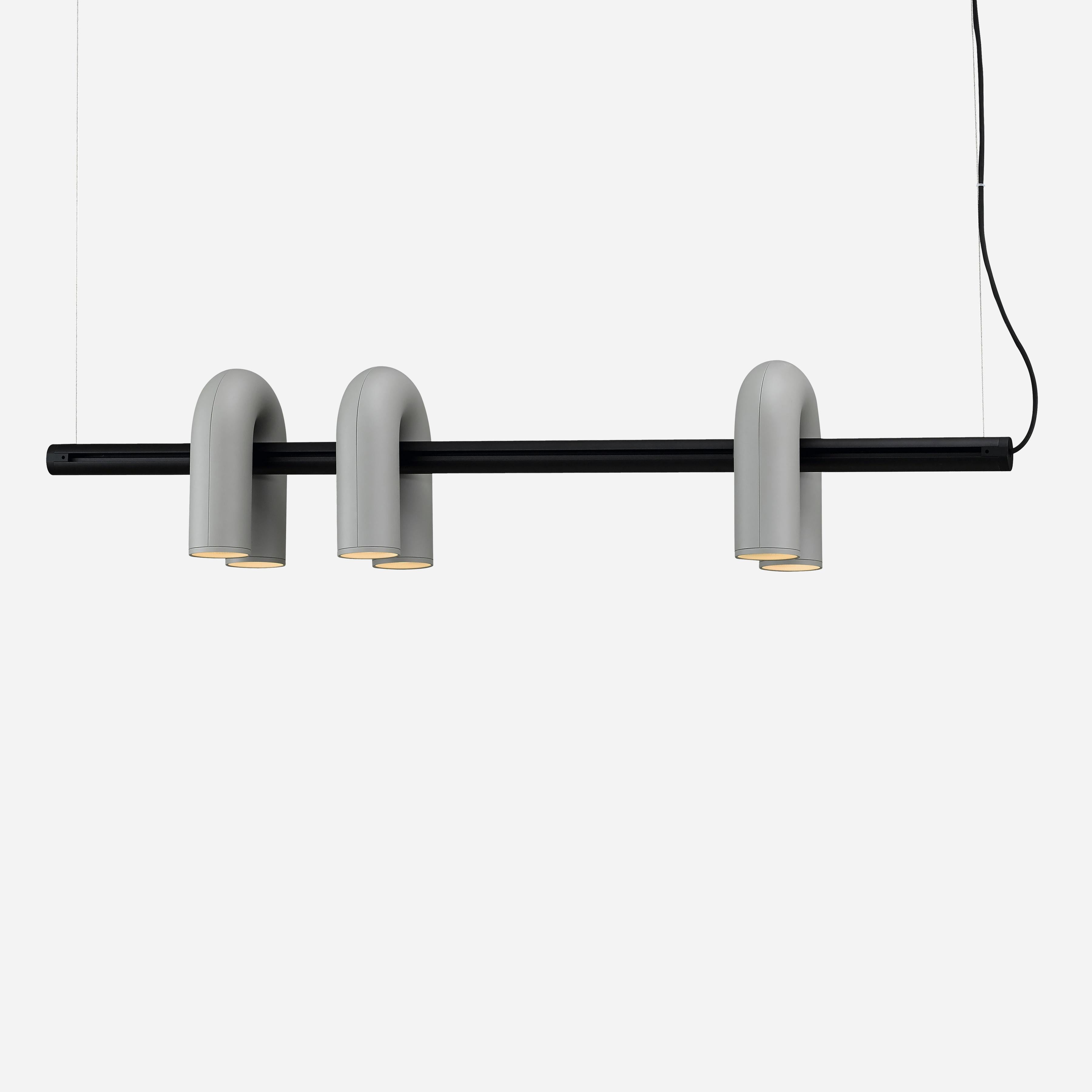 Track Lights Contemporáneo 'Cirkus' by AGO, Rail + 3 terracota Francés en venta