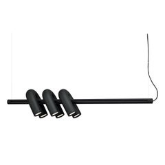 Contemporary Track Lights 'Cirkus' by AGO' Rail + 3 Spotlights