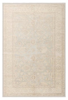 Tapis Tabriz botanique d'inspiration traditionnelle contemporaine de Doris Leslie Blau