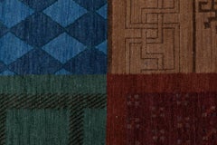 Contemporary Traditional Nepalese Handmade Wool Rug by Doris Leslie Blau