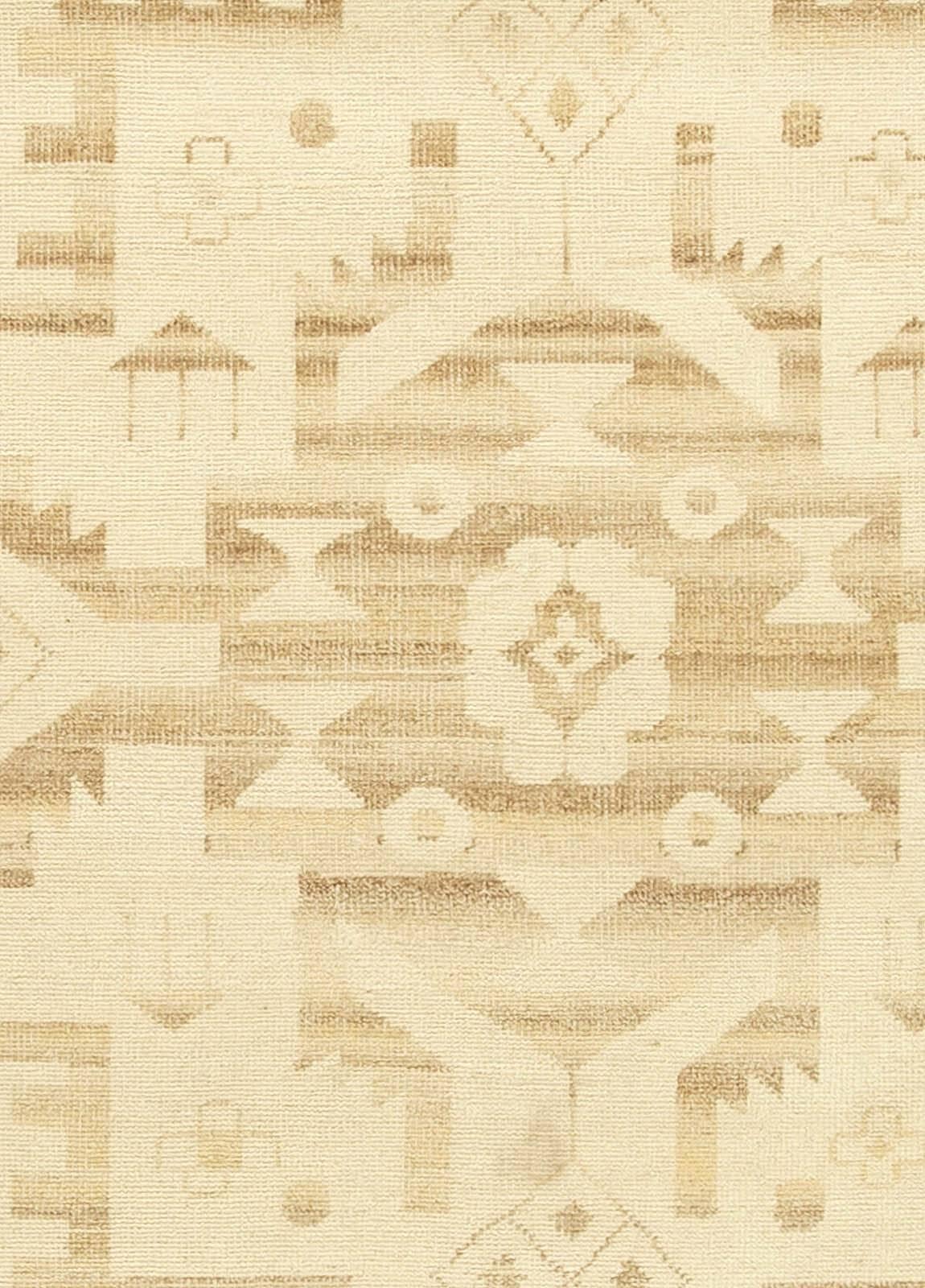 Zeitgenössischer traditioneller orientalisch inspirierter handgefertigter Teppich von Doris Leslie Blau.
Größe: 13,0