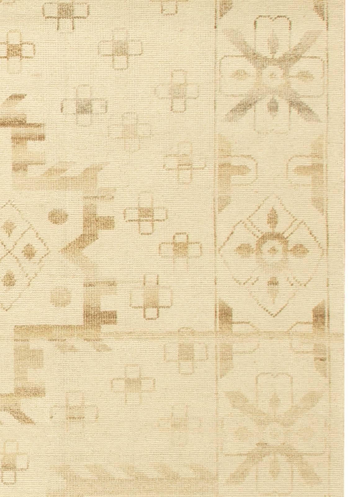 Zeitgenössischer, traditioneller, orientalisch inspirierter, handgefertigter Teppich von Doris Leslie Blau (Indisch) im Angebot