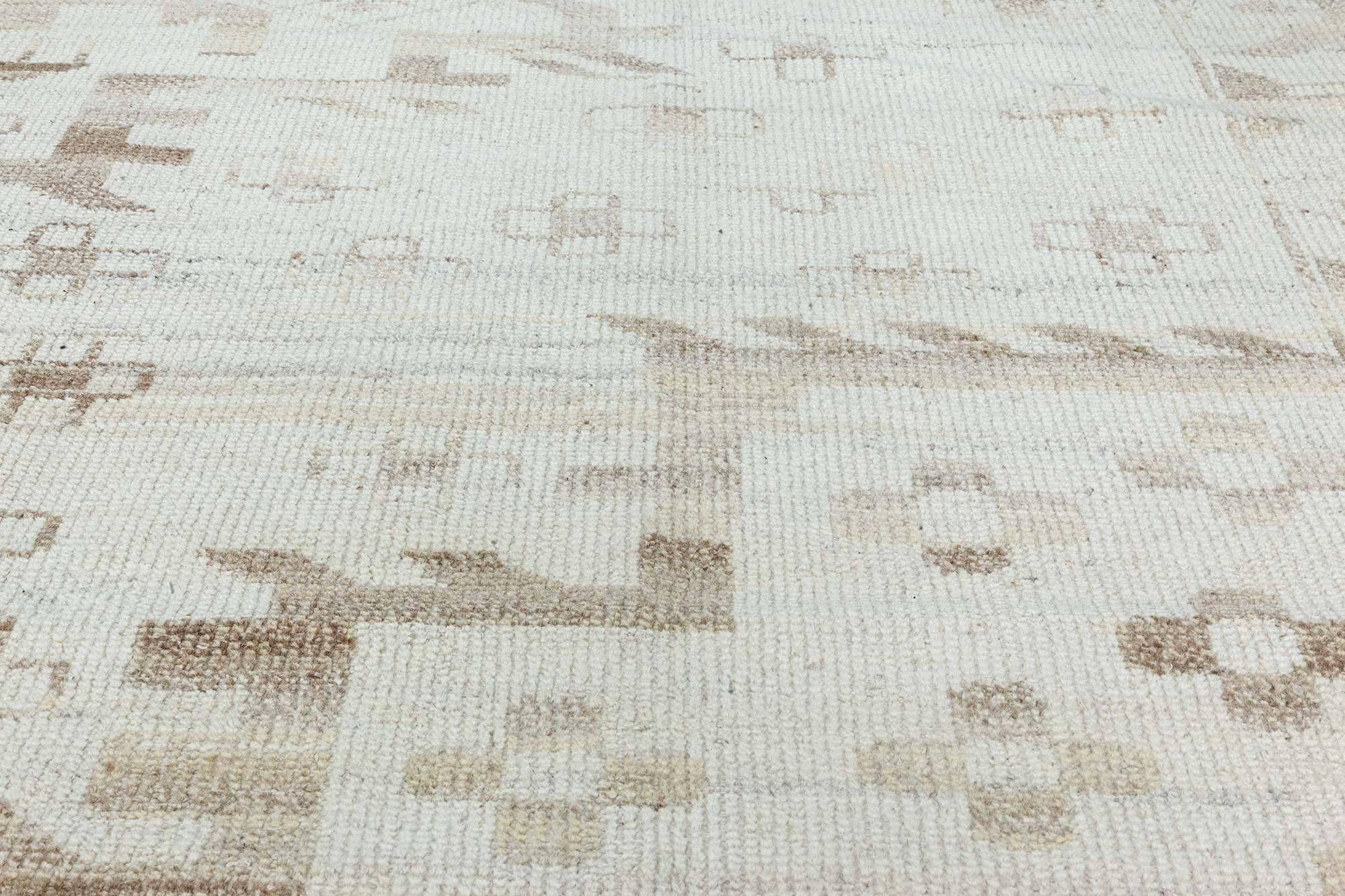 Zeitgenössischer, traditioneller, orientalisch inspirierter, handgefertigter Teppich von Doris Leslie Blau (Indisch) im Angebot