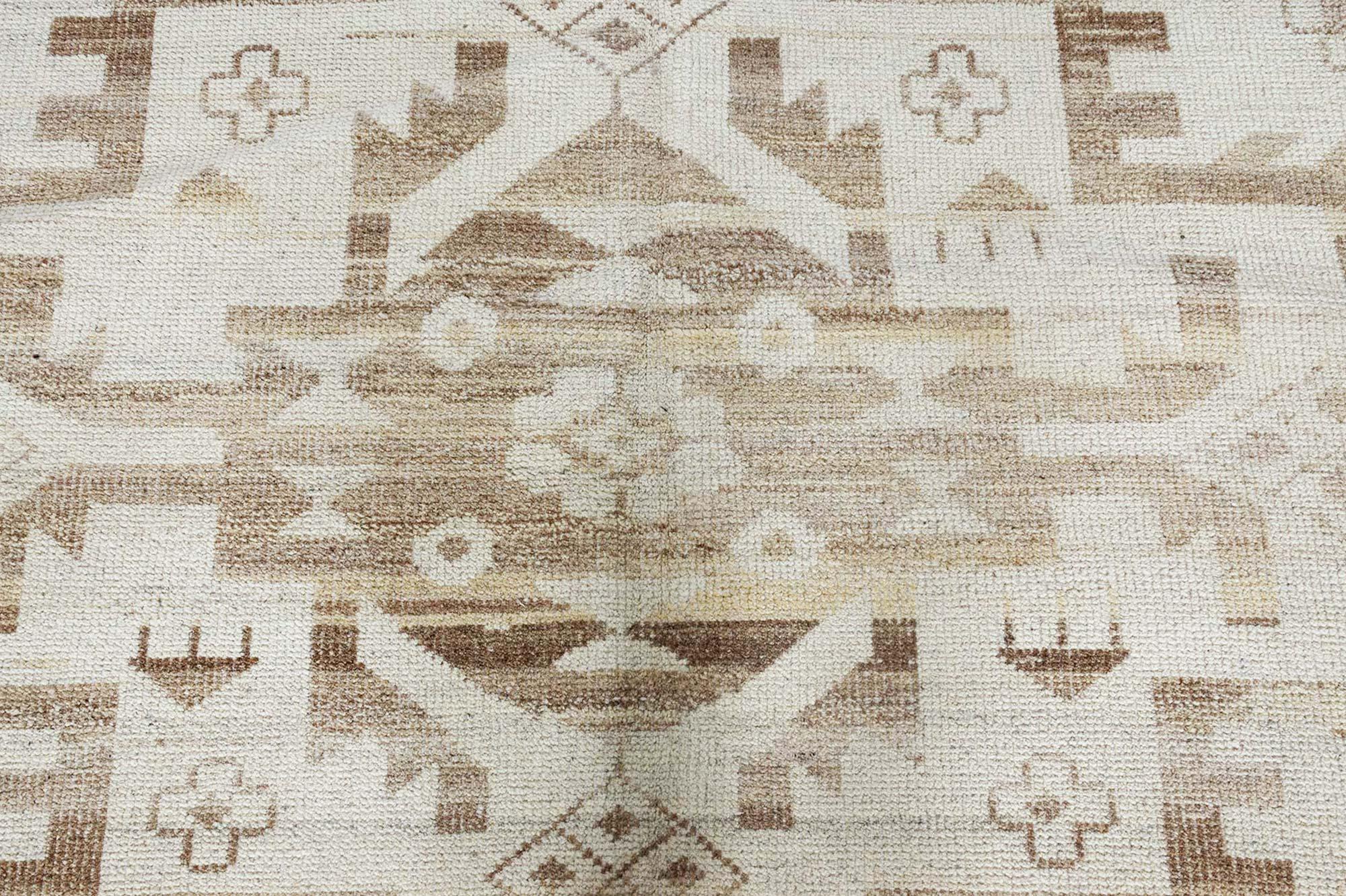 Zeitgenössischer, traditioneller, orientalisch inspirierter, handgefertigter Teppich von Doris Leslie Blau (Handgeknüpft) im Angebot