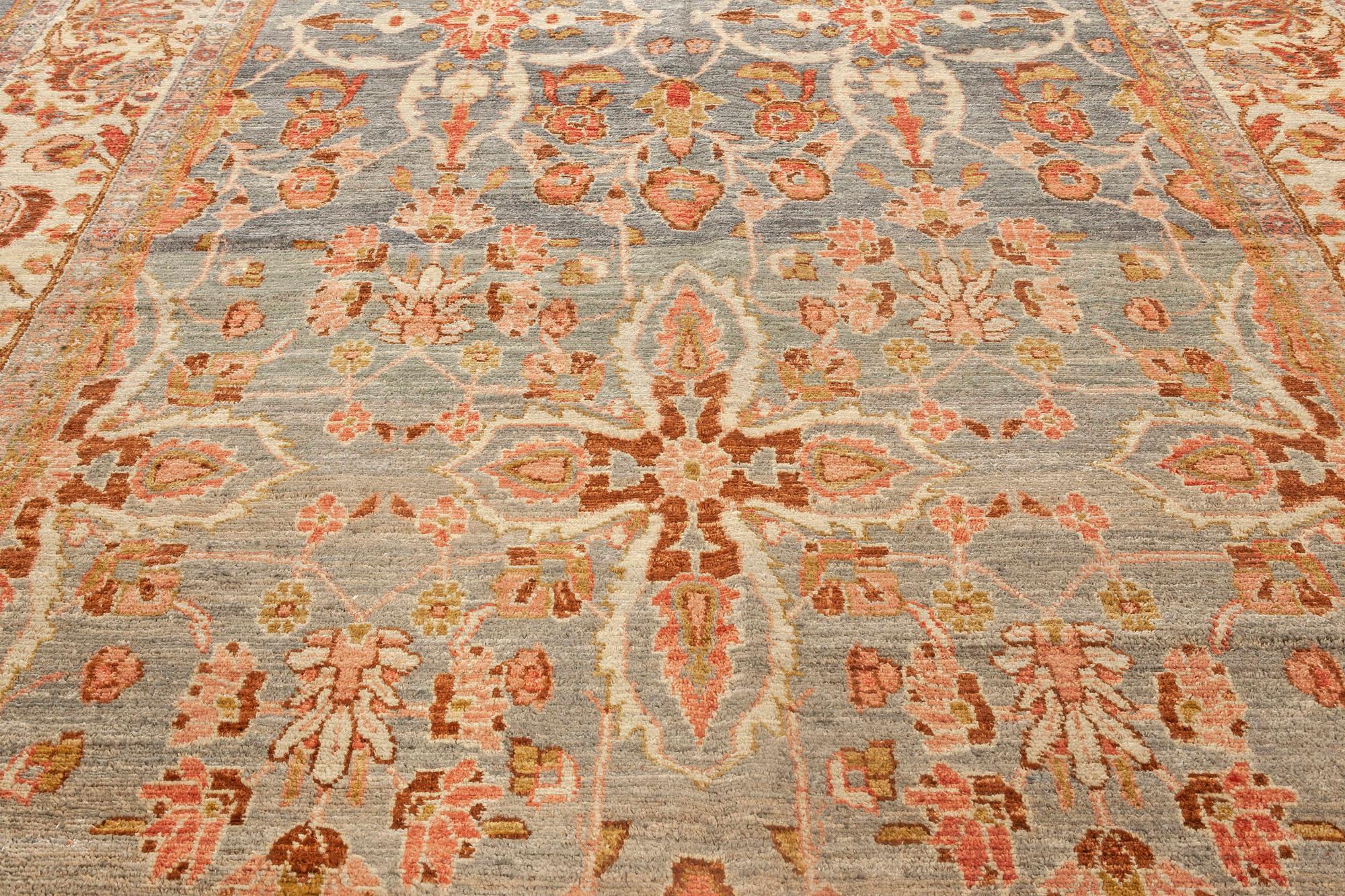 Hand-Knotted Contemporary Traditional Oriental Inspired Rug by Doris Leslie Blau For Sale