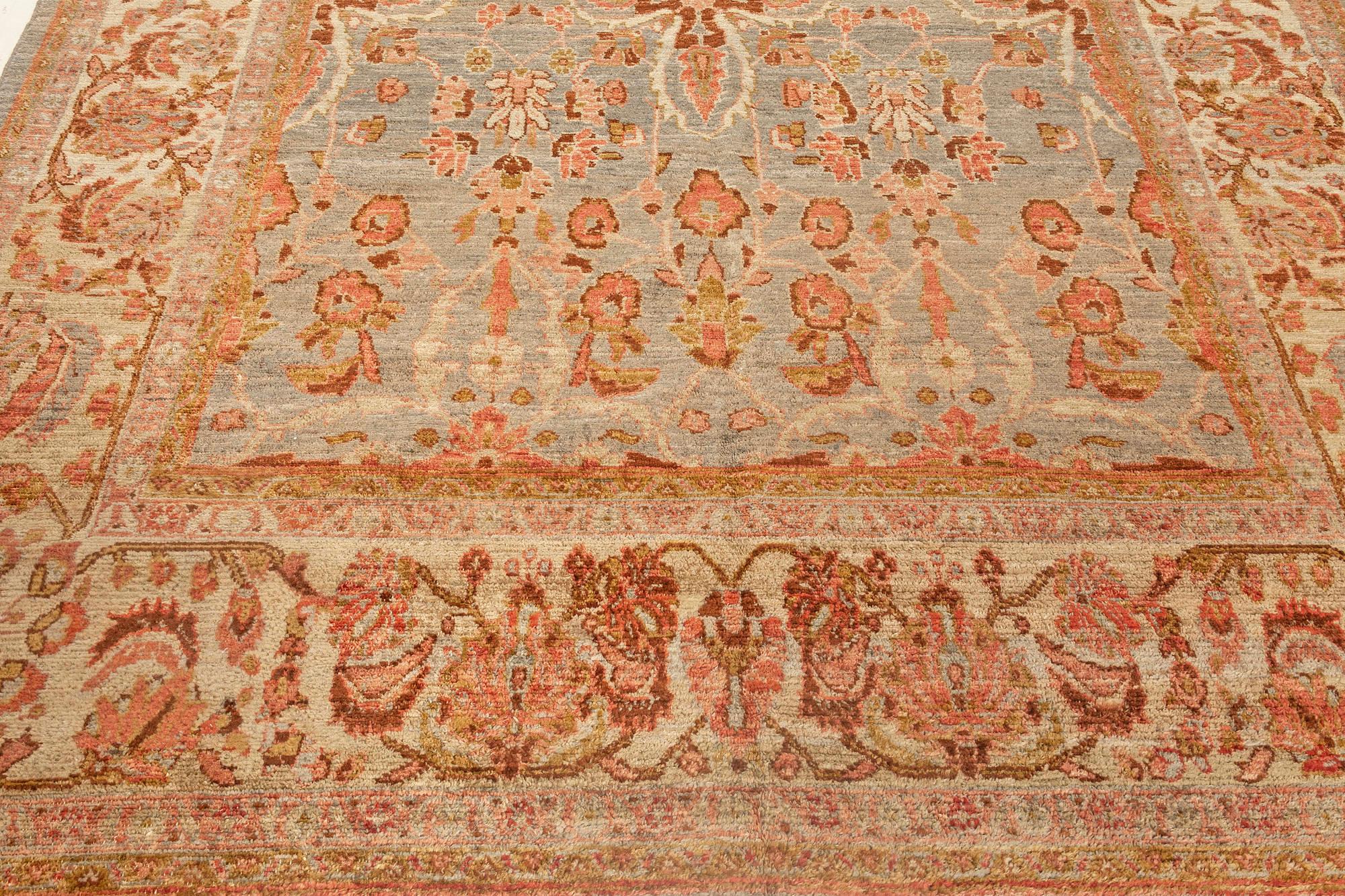 Wool Contemporary Traditional Oriental Inspired Rug by Doris Leslie Blau For Sale