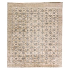 Alfombra moderna de lana inspirada en Samarcanda de Doris Leslie Blau