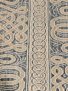 Contemporary Traditional Rug Sultanabad Beige With Blue "Vespero"