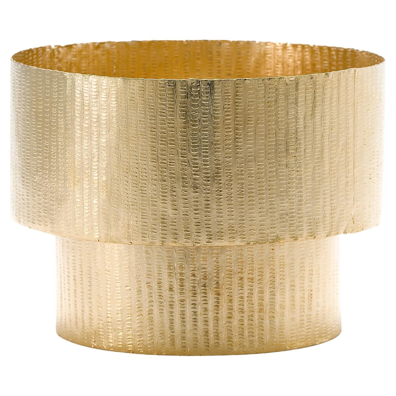 Ornement AM Contemporary Transition of Traces laiton doré