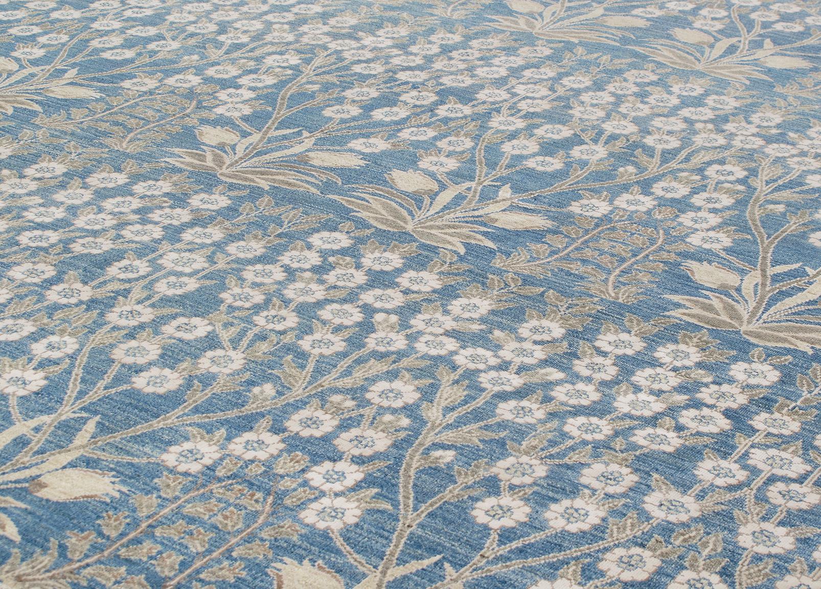 Our contemporary Bidjar rugs are inspired from 16th century Islamic textiles. We adapted those centuries-old designs into more modern, decorative motifs to fit today’s style. These rugs are hand knotted with 100% handspun wool and natural dyes in