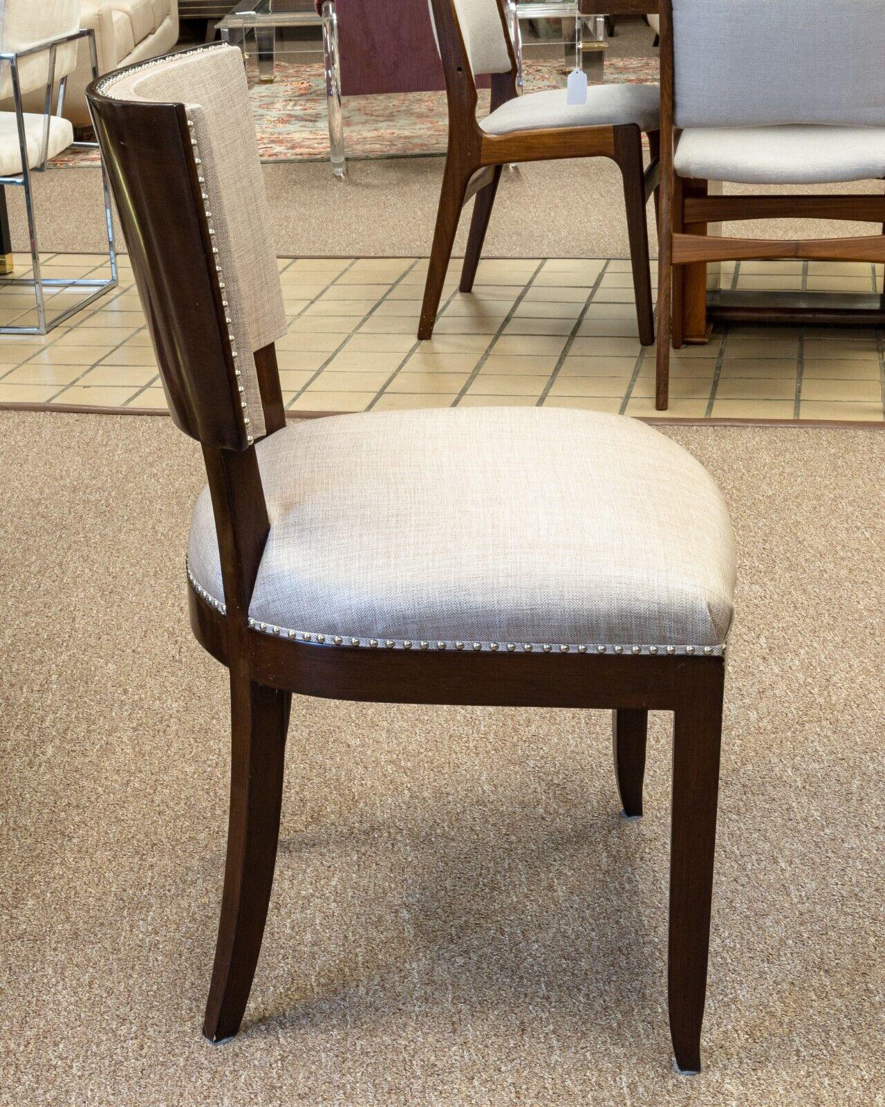 Contemporary Transitional Set of 6 A. Rudin Wood Dining Chairs 4