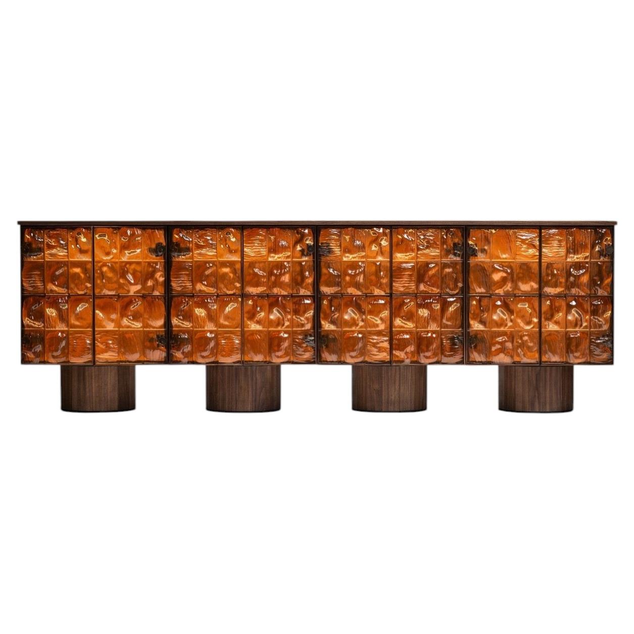 Moderner, durchscheinender Fliesen-Sideboard von Rem Atelier, Niederlande