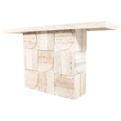Contemporary Konsole aus Travertin, Italien