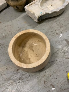 Contemporary Travertino Marble Sink