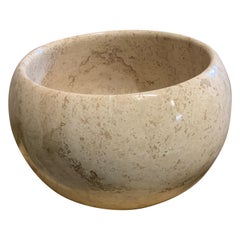 Contemporary Travertino Marble Sink