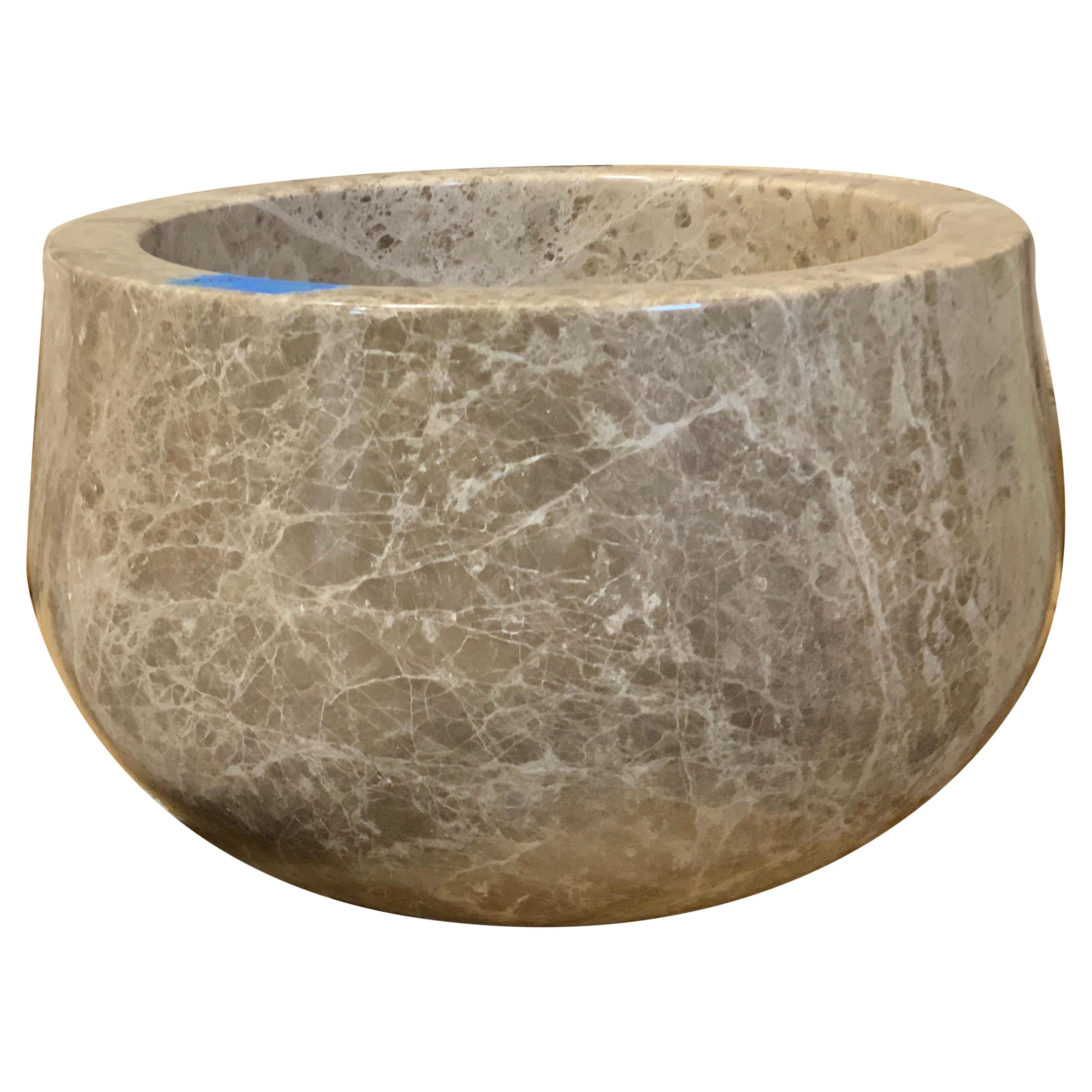 Contemporary Travertino Marble Sink