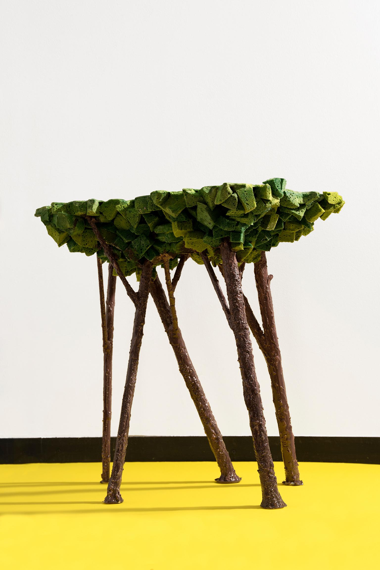 Matteo Pellegrino for Camp Design Gallery
Arbre Magique, 2018
Side table

Wood, epoxy resin, realized in collaboration with Gobbetto Company
Measures: H 64.8, L 68.5, W 46 cm.

Prototype
2018
Italy
Photo credit/ Marta Marinotti

From 2017 on, Matteo