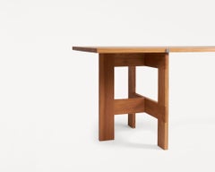 Zeitgenössischer Bocktisch 'Farmhouse' von FRAMA, Eiche, L220 Bohlen