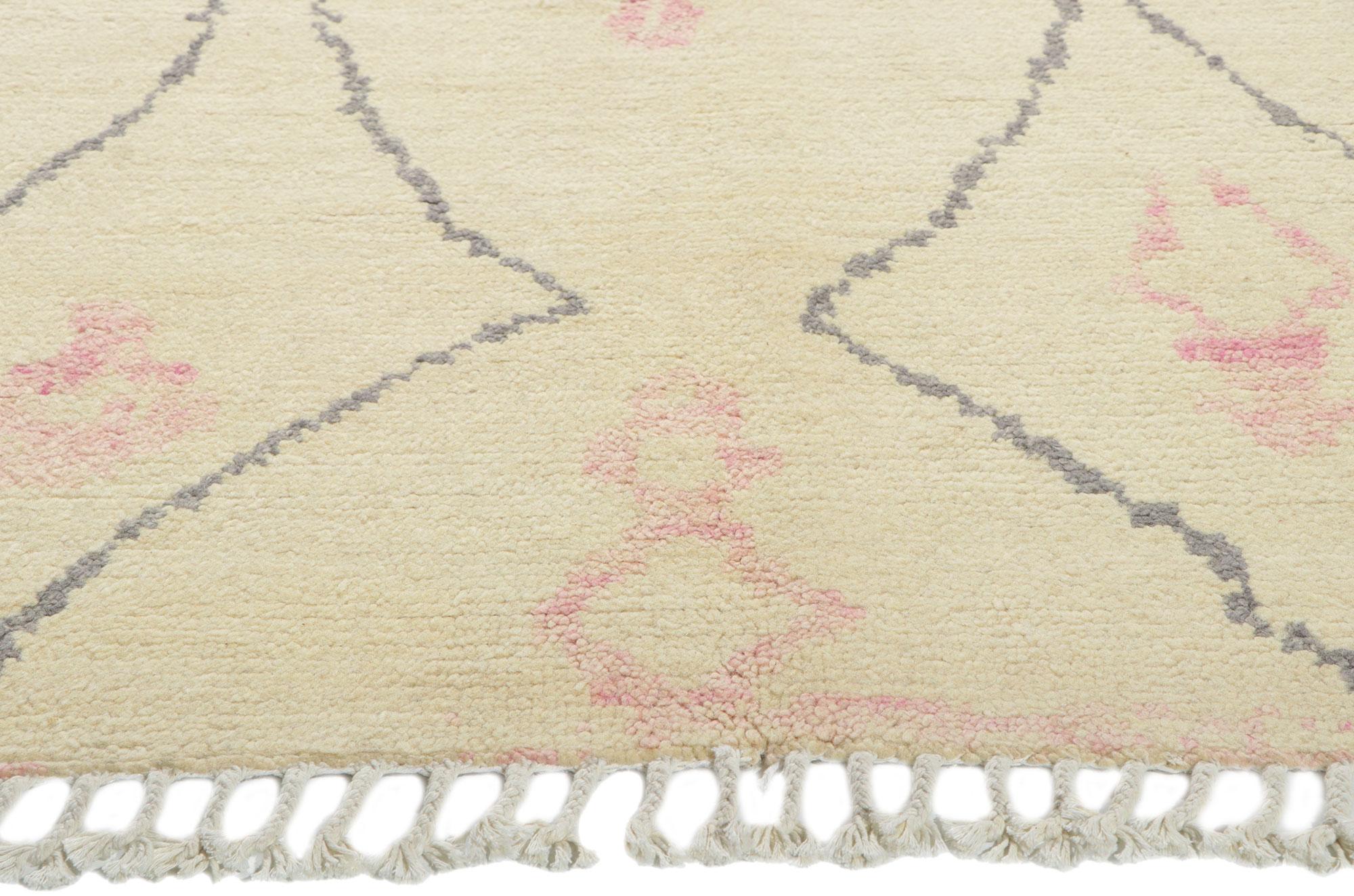 Pakistanais Tapis marocain tribal contemporain  en vente